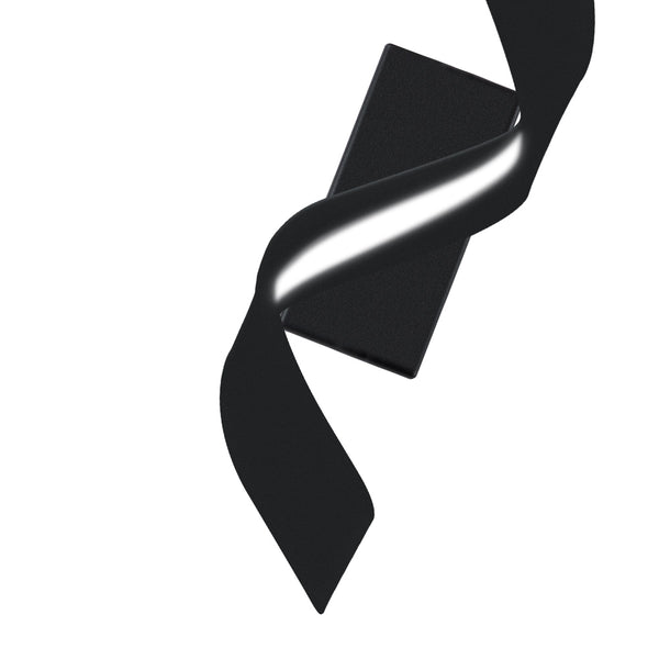 Abstract Spiral Ribbon Minimalist LED Wall Sconce