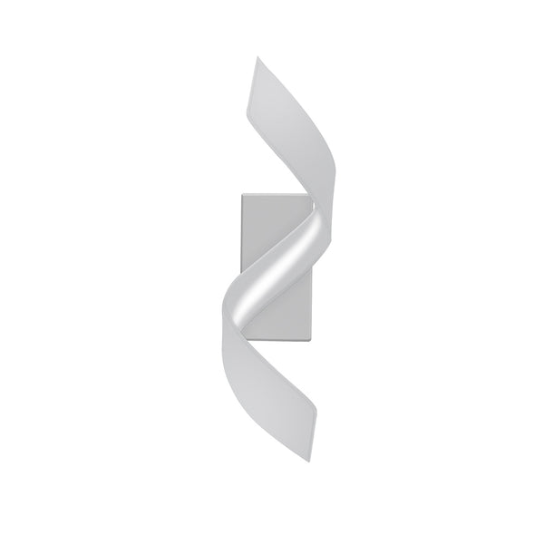 Abstract Spiral Ribbon Minimalist LED Wall Sconce