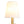 Vintage Antique Gold Leaf Stem Wall Sconce with Conical Fabric Shade