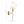 Vintage Antique Gold Leaf Stem Wall Sconce with Conical Fabric Shade