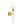 Vintage Antique Gold Leaf Stem Wall Sconce with Conical Fabric Shade