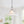 Suspension simple Bauhaus minimaliste conique en verre et chrome
