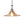 Suspension simple Bauhaus minimaliste conique en verre et chrome