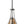 Suspension simple Bauhaus minimaliste conique en verre et chrome