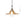 Suspension simple Bauhaus minimaliste conique en verre et chrome