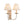 French Cream 2-Light Tapered Linen Fabric Shade Wall Sconce