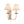 French Cream 2-Light Tapered Linen Fabric Shade Wall Sconce