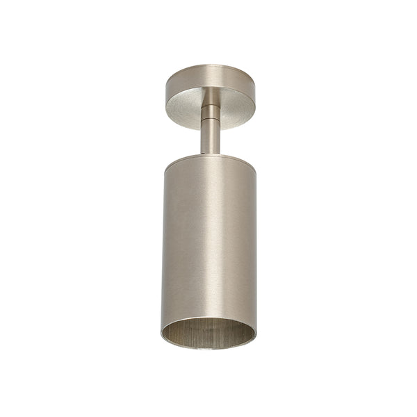 Minimalism 1-Light Nickel Adjustable Directional Dual Ceiling & Wall Mount Spot Lamp