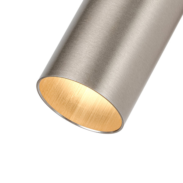 Minimalism 1-Light Nickel Adjustable Directional Dual Ceiling & Wall Mount Spot Lamp