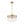 Modern 5-Light Ice-Patterned Rectangular Glass Round Convertible Design Chandelier