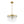 Modern 5-Light Ice-Patterned Rectangular Glass Round Convertible Design Chandelier