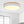 Natural Wood Trim Dimmable LED Round Flush Ceiling Light