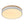 Natural Wood Trim Dimmable LED Round Flush Ceiling Light