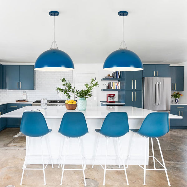 Nordic Minimalist Half-Dome Pendant with Soft Morandi Colors