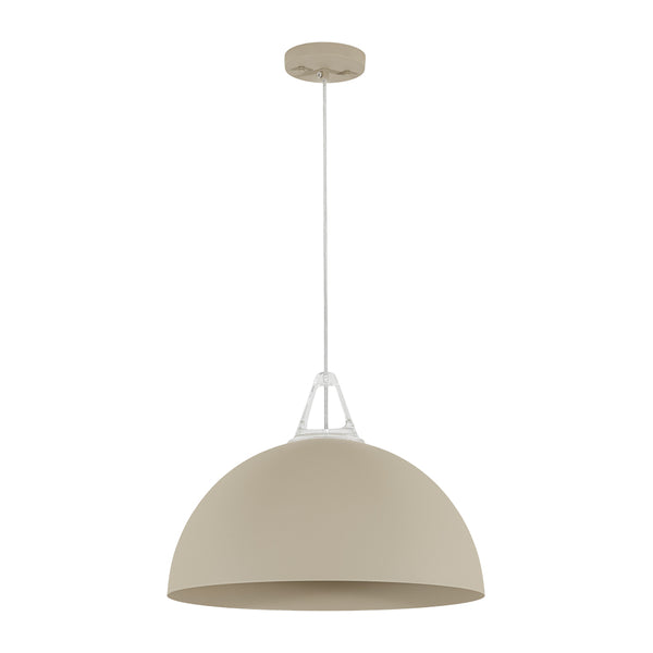 Nordic Minimalist Half-Dome Pendant with Soft Morandi Colors