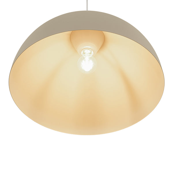 Nordic Minimalist Half-Dome Pendant with Soft Morandi Colors