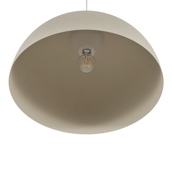 Nordic Minimalist Half-Dome Pendant with Soft Morandi Colors
