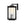 Outdoor IP23 Square Lantern Ribbed Clear Glass Wall Sconce with Auto Light Sensor