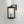 Outdoor IP23 Square Lantern Ribbed Clear Glass Wall Sconce with Auto Light Sensor