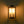 Outdoor IP23 Square Lantern Ribbed Clear Glass Wall Sconce with Auto Light Sensor