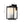 Outdoor IP23 Square Lantern Ribbed Clear Glass Wall Sconce with Auto Light Sensor
