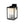 Outdoor IP23 Square Lantern Ribbed Clear Glass Wall Sconce with Auto Light Sensor