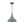 Rustic Aged Patina Iron Peacock Blue Dome Pendant Light