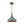 Rustic Aged Patina Iron Peacock Blue Dome Pendant Light