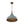 Rustic Aged Patina Iron Peacock Blue Dome Pendant Light