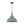 Rustic Aged Patina Iron Peacock Blue Dome Pendant Light