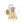 Wandleuchte Petal Shell, einflammig | Antikgold E27 Nachttischleuchte