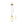 Soft 1-Light Vintage Cream Style Floral Milky Glass Pendant Light