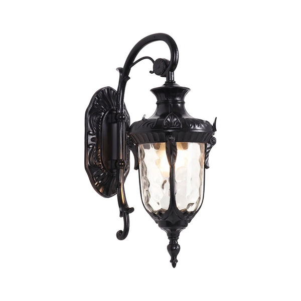 Traditional Outdoor IP65 Waterproof Hammer Water Glass Wall Sconce