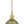 Vintage Retro 1-flammige vertikale gerippte Blütenblatt-Knospen-Glas-Pendelleuchte
