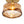 Vintage Retro Smoky Swirl Amber Glass Semi-Flush Ceiling Light