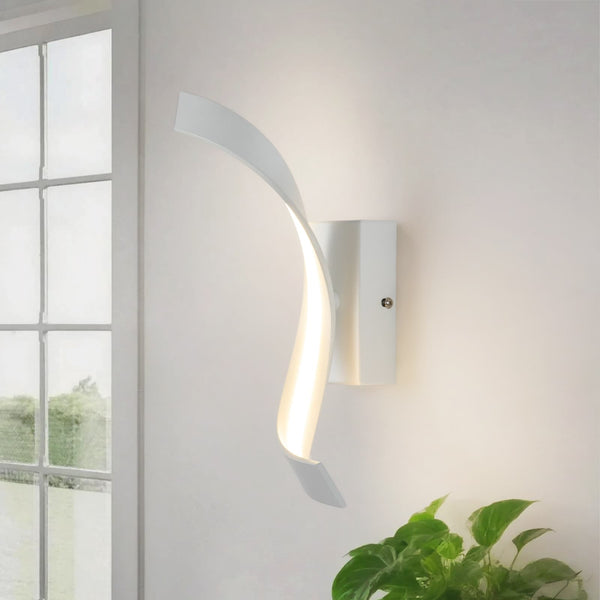 Abstract Spiral Ribbon Minimalist LED Wall Sconce - Yiilighting