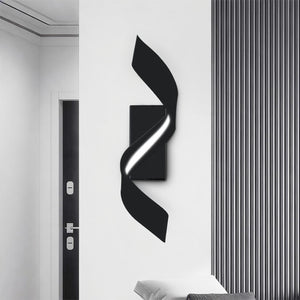 Abstract Spiral Ribbon Minimalist LED Wall Sconce - Yiilighting