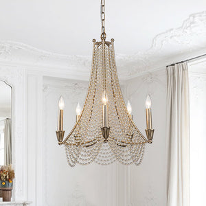 Antique Candle Style Crystal Empire Chandelier - Yiilighting