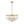 Bauhaus 5-Light Brass Round Drum Tiered Crystal Chandelier - Yiilighting
