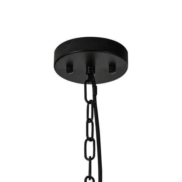 Bauhaus 5 - Light Drum Crystal Chandelier with Adjustable Chains/Rods - Yiilighting