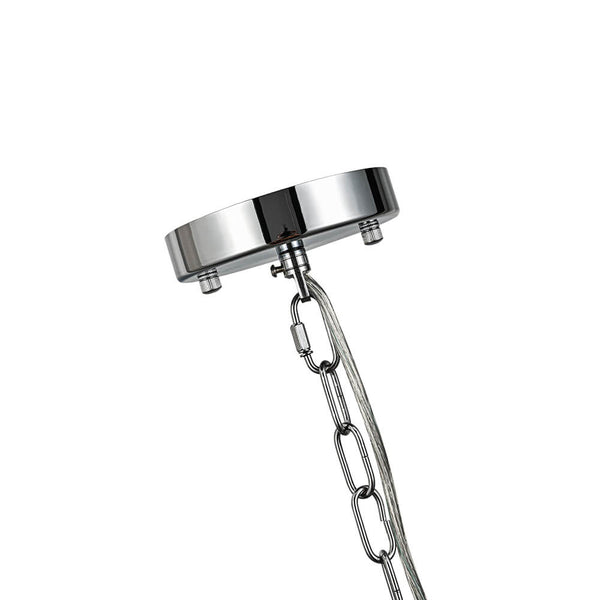 Bauhaus 9 - Light Round Drum Tiered Crystal Chandelier - Yiilighting