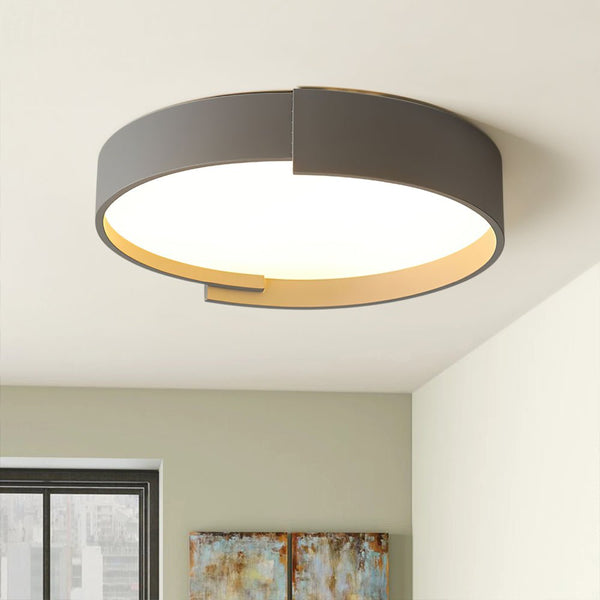 Circular Round LED Flush Mount Thin Ceiling Light - Yiilighting