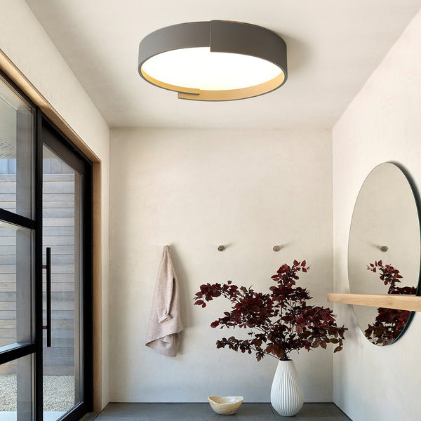 Circular Round LED Flush Mount Thin Ceiling Light - Yiilighting