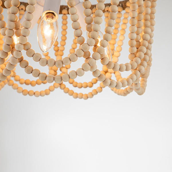 Coastal Modern Beaded Flush Mount Ceiling Light - Yiilighting