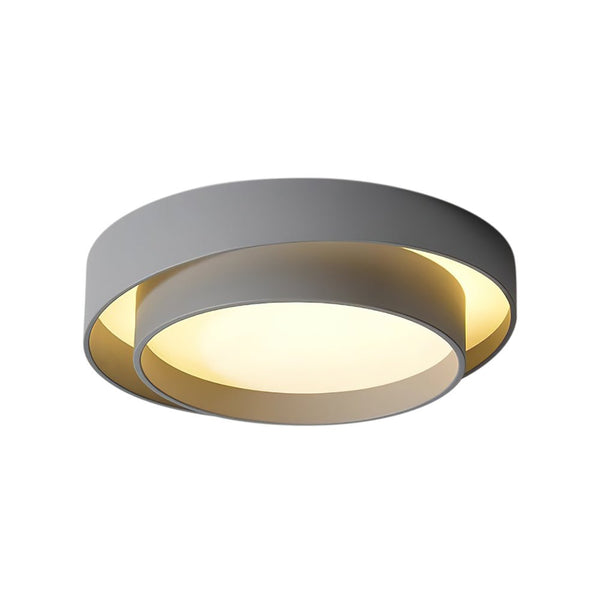 Concentric Rings Round LED Flush Mount Ceiling Light - Yiilighting