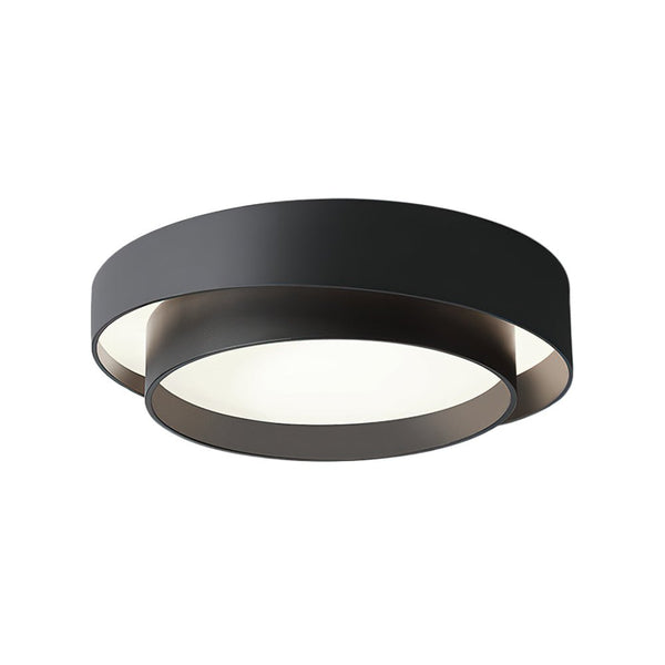 Concentric Rings Round LED Flush Mount Ceiling Light - Yiilighting