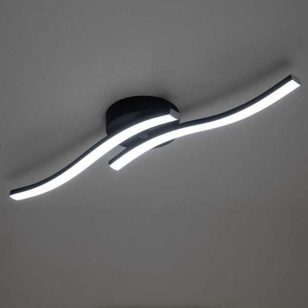 Dimmable LED Modern Linear Flush Mount Ceiling Light - Yiilighting