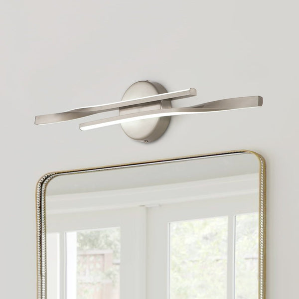 Dimmable LED Modern Mid - Century Swirl Linear Wall Sconce - Yiilighting