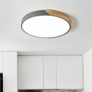 Dimmable Modern LED Round Flush Mount Ceiling Light - Yiilighting