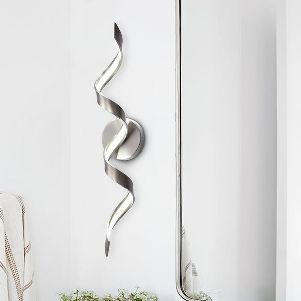 Dimmable Modern LED Spiral Sleek Bar Wall Sconce - Yiilighting